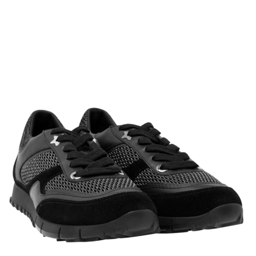 Jimmy Choo Java leather mesh sneakers
